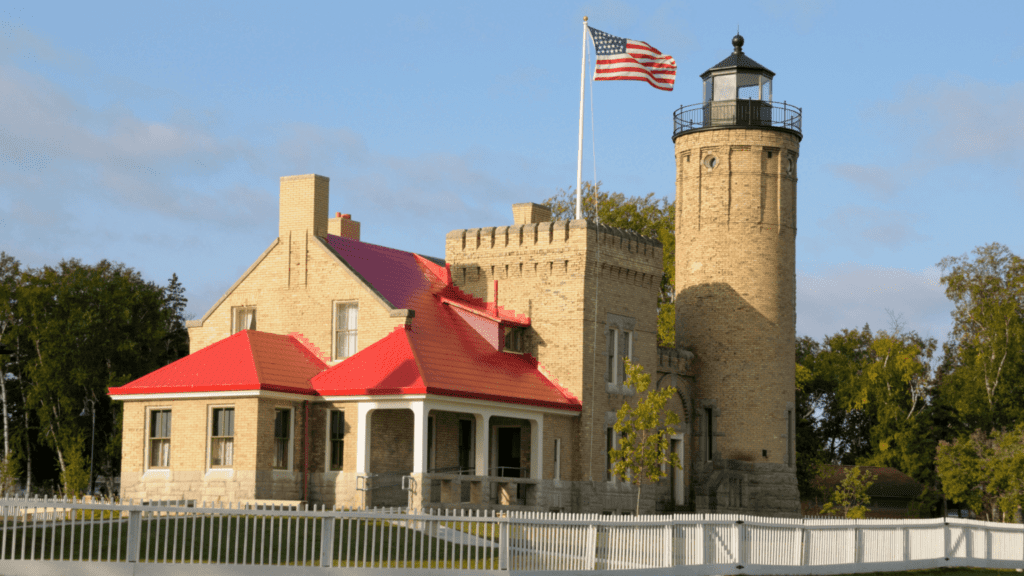high school performance event in northern michigan lighthouse